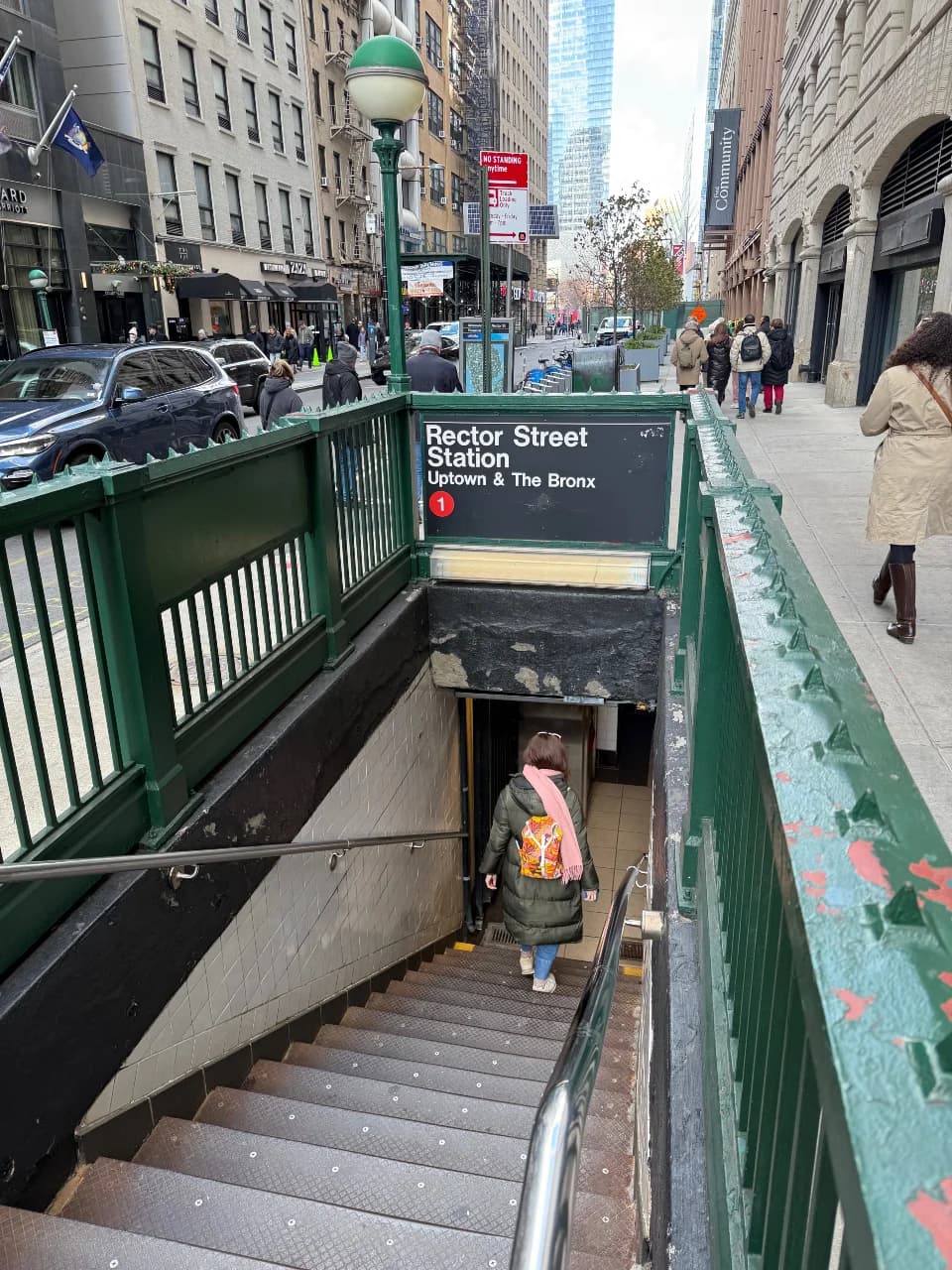 new york metróállomás subway rector street